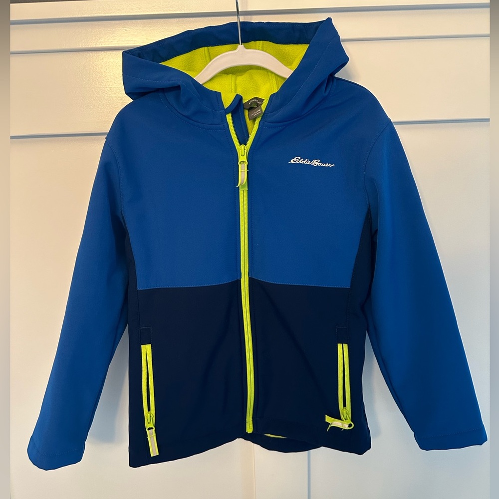 Eddie Bauer boys windfoil hoodie sz S (7/8)